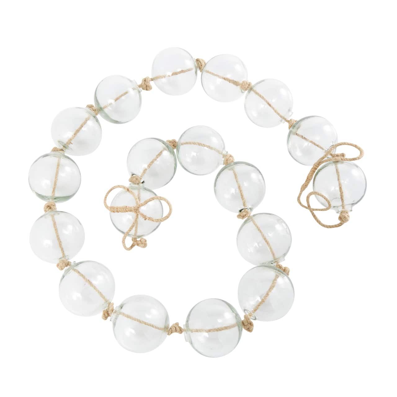 8ft. Extra Long Handmade Glass Beaded Garland with Tassels